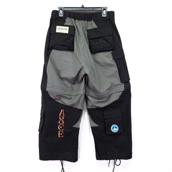 Golden Ant Convertible Cargo Size Large Anime One Piece Portgas D Ace Cosplay - Picture 2 of 16